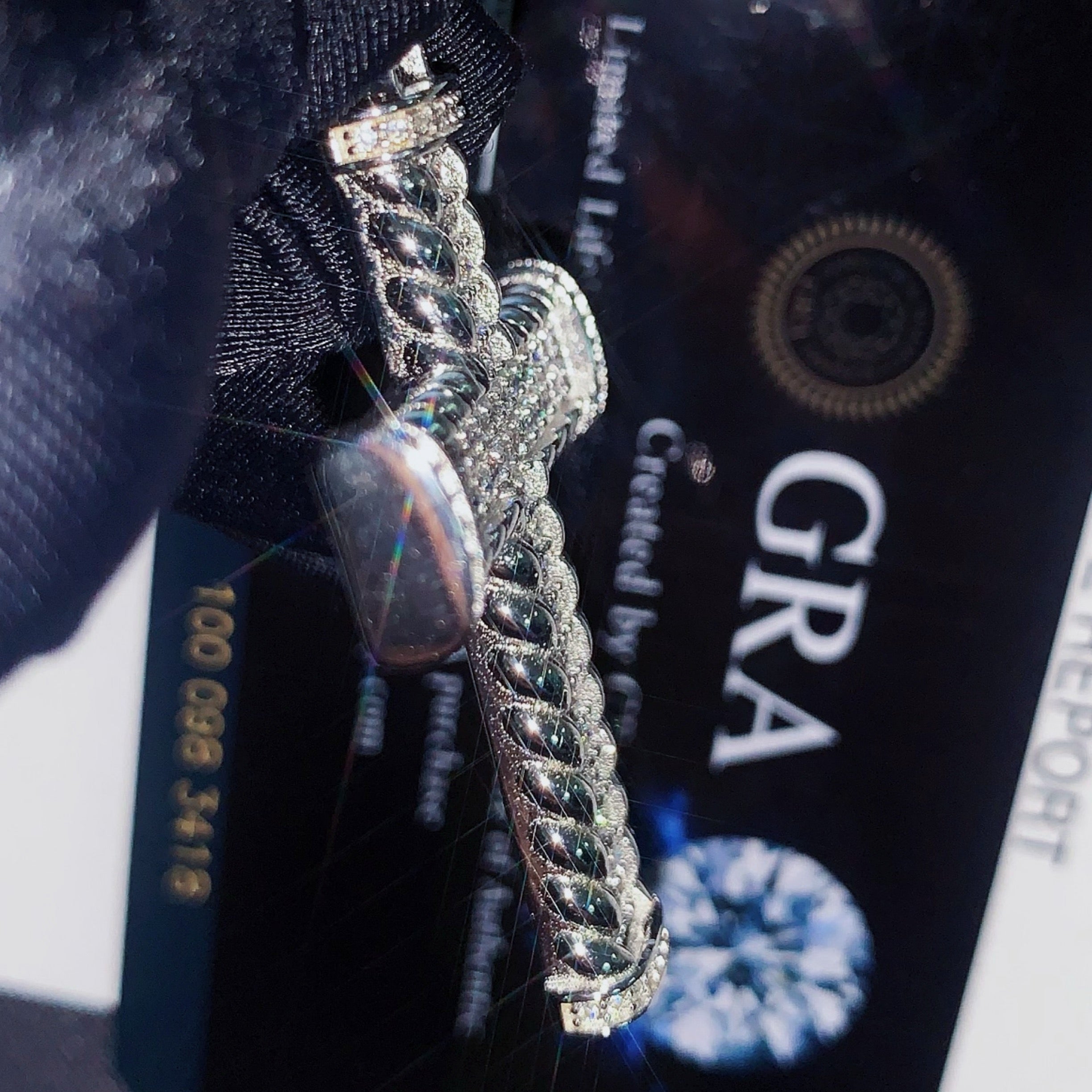 Tubular Cross Pendant in S925 Silver with VVS Moissanite